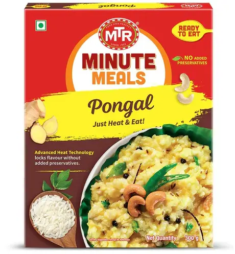 MTR Pongal - Peppered Lentil Rice (Ready-to-Eat) (10.5 oz  box)