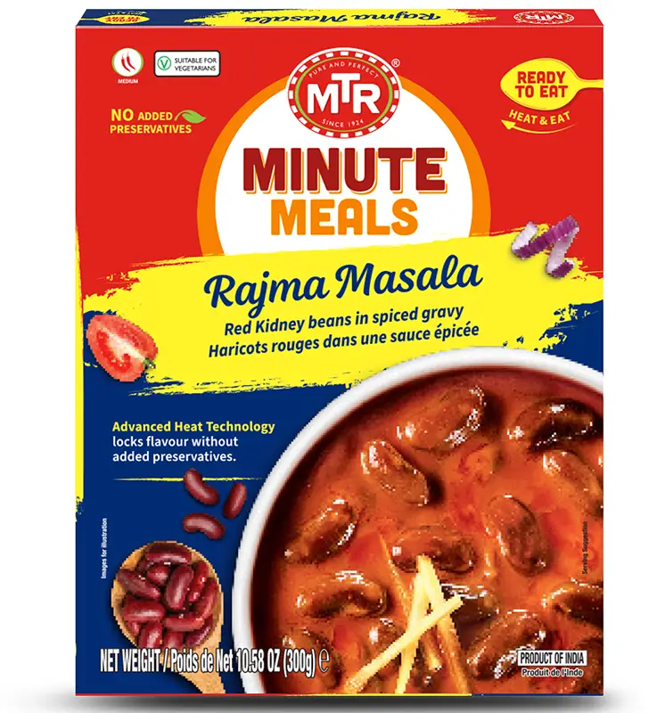 MTR Rajma Masala - Kidney Bean Curry (Ready-to-Eat) (10.5 oz box)