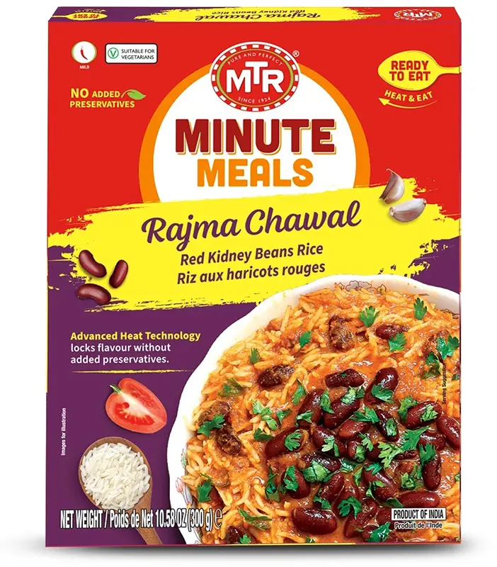 MTR Rajma Chawal - Kidney Bean Rice (Ready-to-Eat) (10.5 oz box)