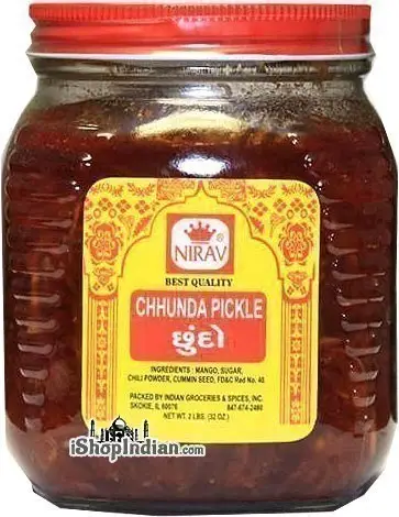 Nirav Chunda Pickle (2 lbs bottle)