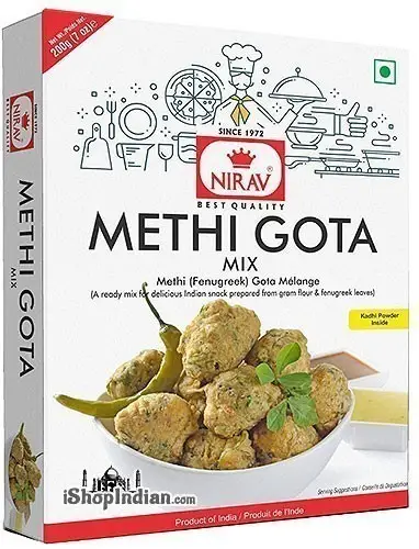 Nirav Methi Gota Instant Mix (7 oz box)