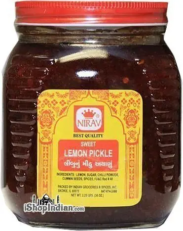 Nirav Sweet Lemon Pickle (2 lbs bottle)