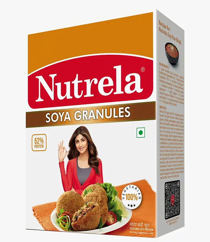 Nutrela Soya Granules (200 gm box)