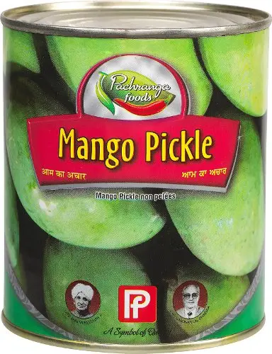 Pachranga Unpeeled Mango Pickle (28 oz tin)