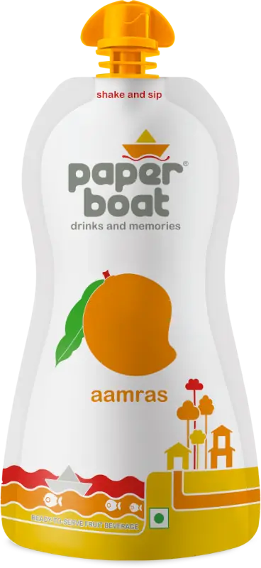 Paper Boat - Aamras (Mango) Drink (200 ml pouch)