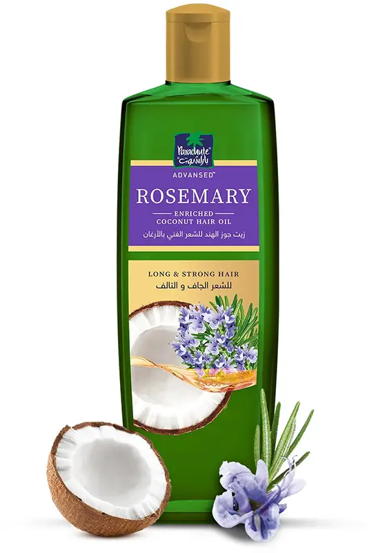 Parachute Advansed Rosemary Enriched Coconut Hair Oil (Long & Strong) (Body & Hair Oils)