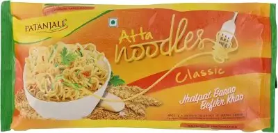 Patanjali Atta Noodles - Classic - Quad Pack (8.5 oz pack)