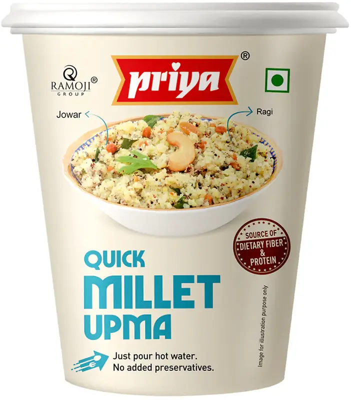 Priya Quick Millet Upma Cup (2.29 oz cup)