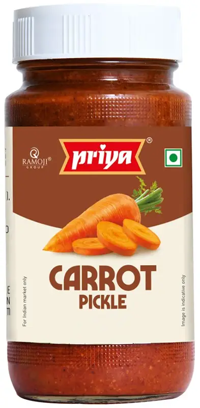 Priya Carrot Pickle with Garlic (Other Pickles)