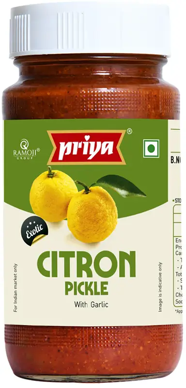 Priya Citron Pickle with Garlic (Other Pickles)