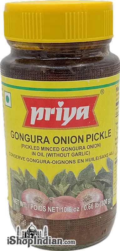 Priya Gongura Onion Pickle without Garlic (Other Pickles)