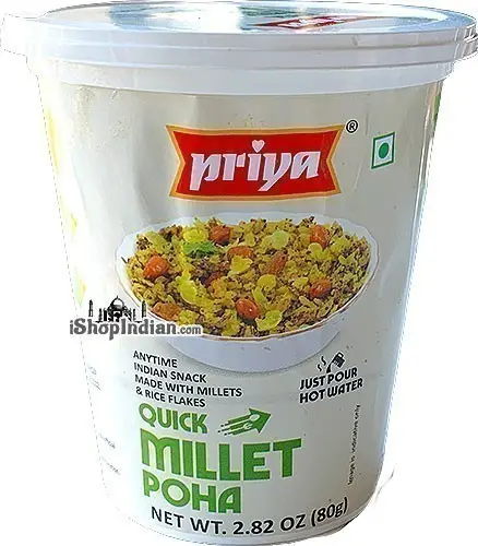 Priya Quick Millet Poha Cup (2.29 oz cup)