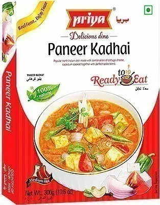 Priya Paneer Kadhai (Ready-to-Eat) (10.6 oz box)