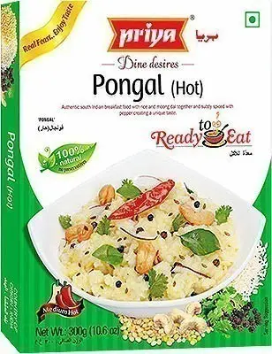 Priya Pongal - Hot (Ready-to-Eat) (10.6 oz box)