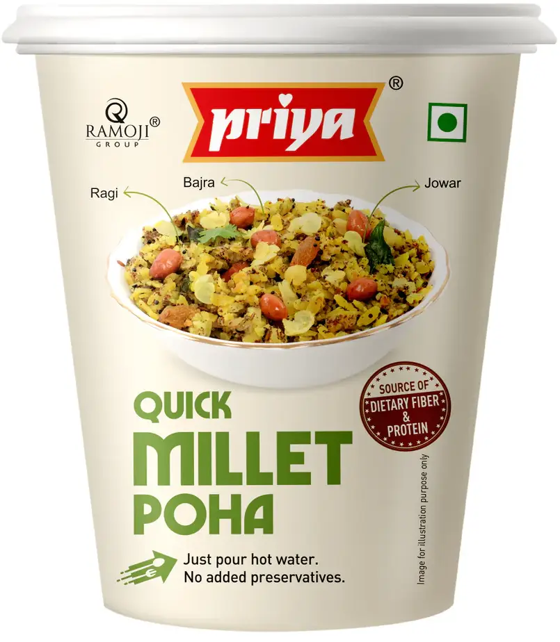 Priya Quick Millet Poha Cup (2.29 oz cup)