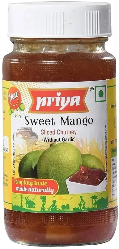 Priya Sweet Mango Chutney (12 oz bottle)