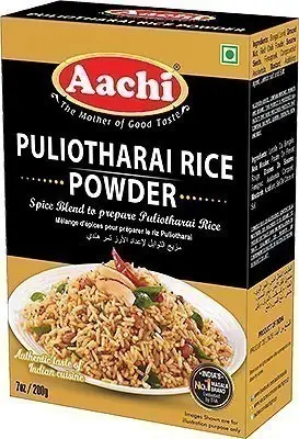 Aachi Tamarind (Puliyogare) Rice Powder (3.5 oz box)
