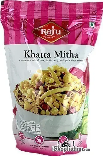 Raju Khatta Mitha Snack (14 oz bag)