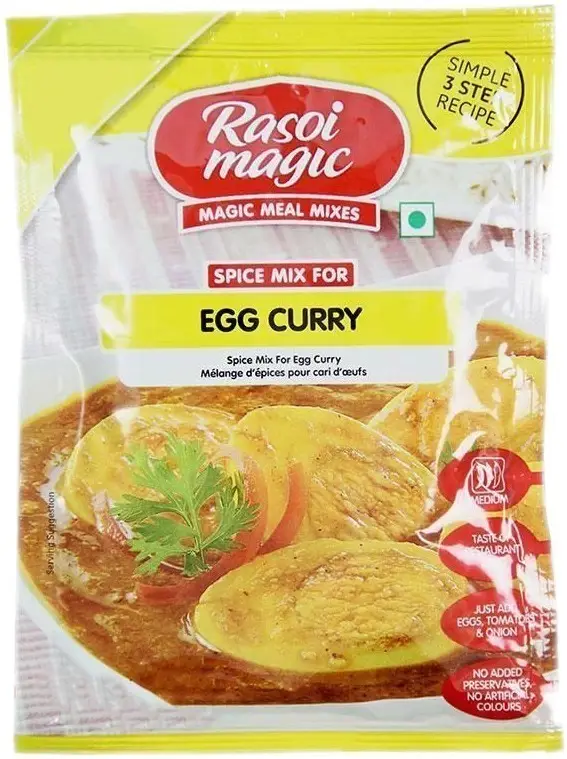 Rasoi Magic Egg Curry Spice Mix (1.8 oz bag)