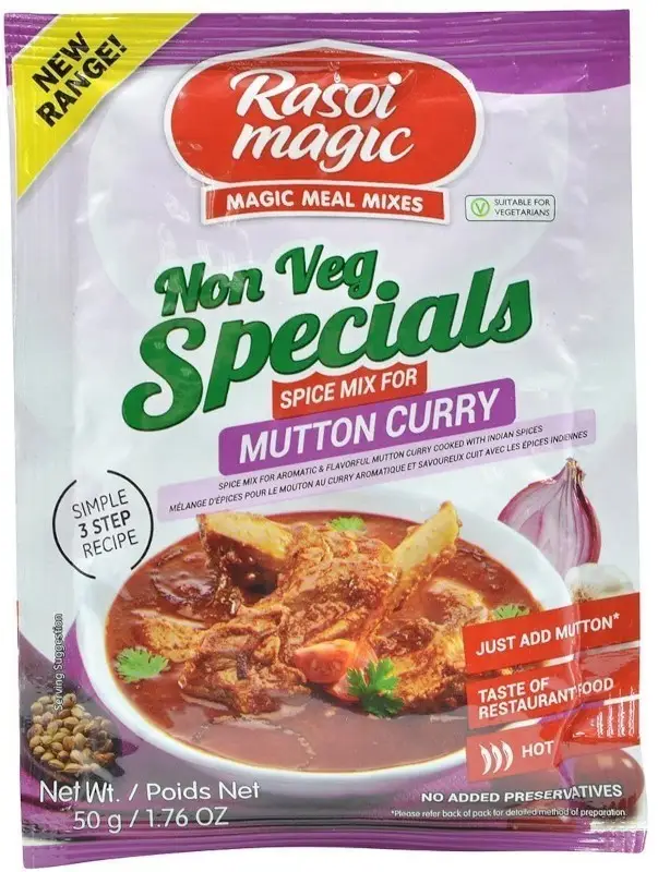 Rasoi Magic Mutton Curry Spice Mix (1.76 oz bag)