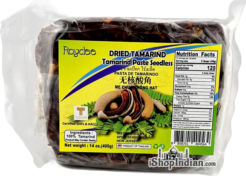 Roydee Dried Tamarind - Wet Tamarind Paste Seedless (Spices)