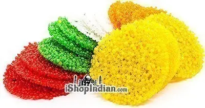 Sabudana Fryum (Color) (7 oz bag)