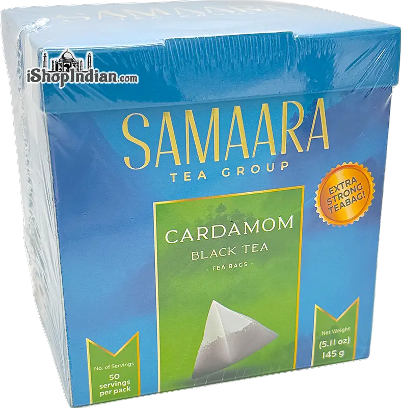 Samaara Cardamom Black Tea Bags - 50 ct