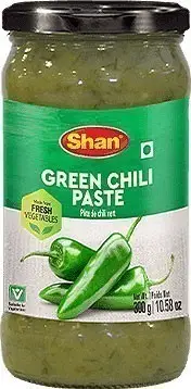 Shan Green Chili Paste (10.58 oz bottle)