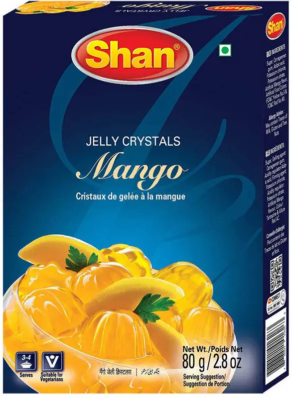 Vegetarian Jelly - Mango (85 gm box)