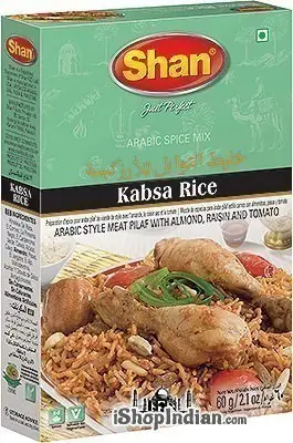 Shan Kabsa Rice (Arabic Spice Mix) (60 gm box)
