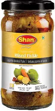 Shan Mixed Pickle (300 gm bottle)