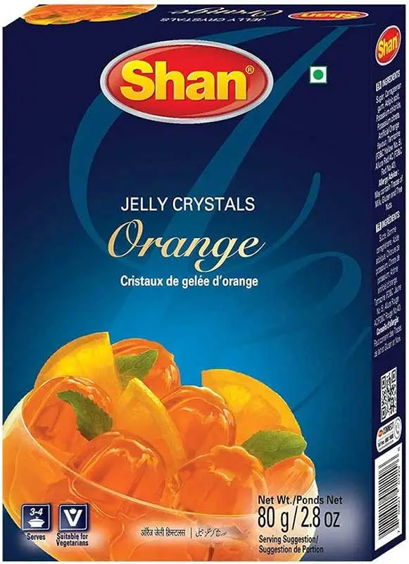 Vegetarian Jelly - Orange (80 gm box)