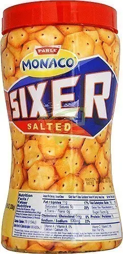 Parle Monaco Sixer (Salted) (7 oz jar)