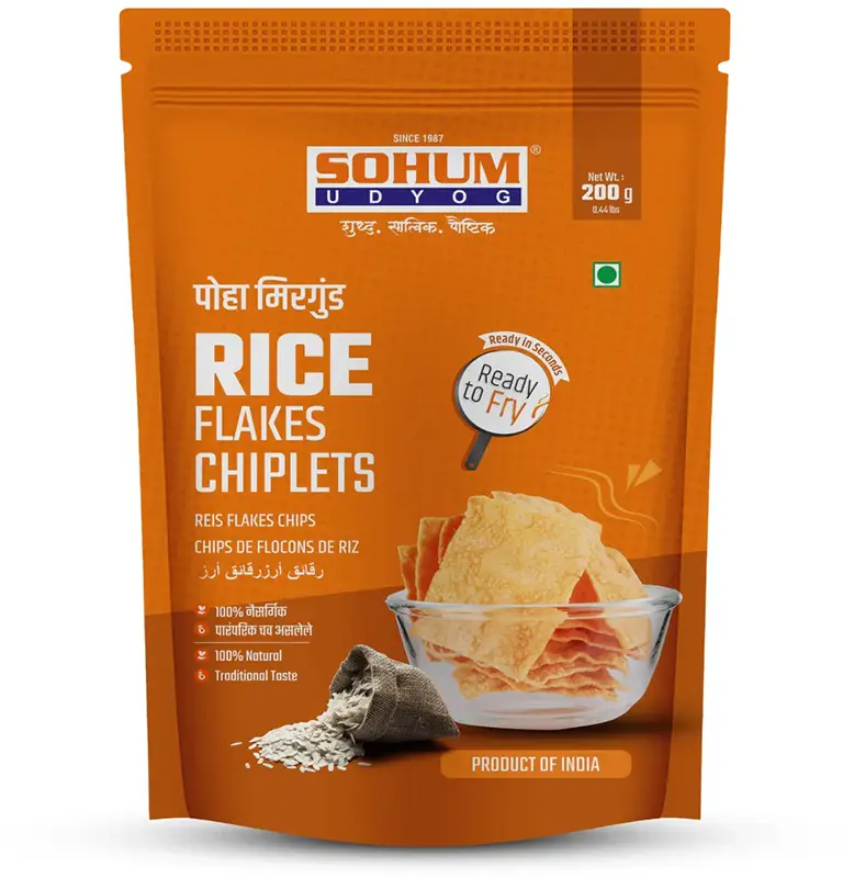 Sohum Udyog Rice Flakes Chiplets (Papad)