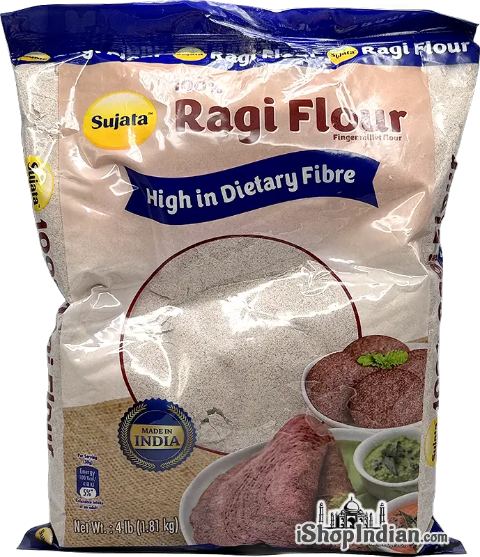 Sujata Ragi Flour - 4 lbs (Flours, Grains & Millets)