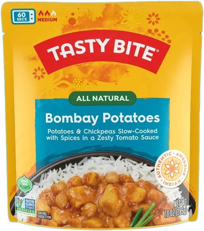 Tasty Bite Bombay Potatoes (Ready-to-Eat) (10 oz box)
