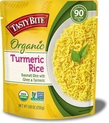 Tasty Bite Organic Turmeric Rice (Ready-to-Eat) (8.8 oz pouch)