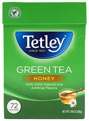 Tetley Green Tea & Honey Tea Bags (72 Tea Bags)