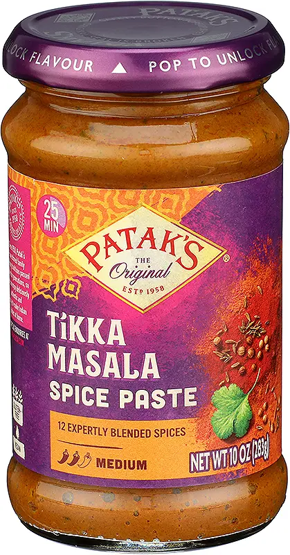 Patak's Tikka Masala Curry Paste - Medium (10 oz bottle)