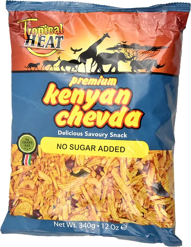 Tropical Heat Premium Kenyan Chevda -  No Sugar Added (12 oz bag)
