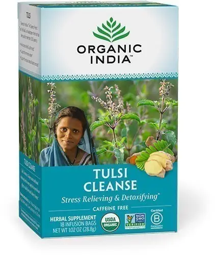 Organic India Tulsi Cleanse Tea (18 tea bags)
