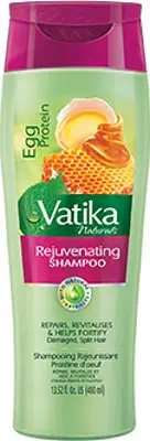 Dabur Vatika Naturals Egg Protein Rejuvenating Shampoo - 400 ml (400 ml bottle)