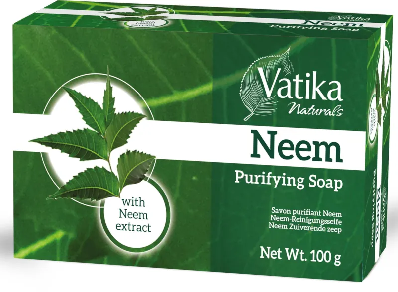 Vatika Naturals Neem Purifying Soap (115 gm)