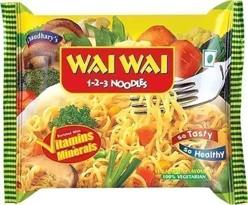 Wai Wai Instant Noodles - Veg Masala Flavor (75 gm pack)