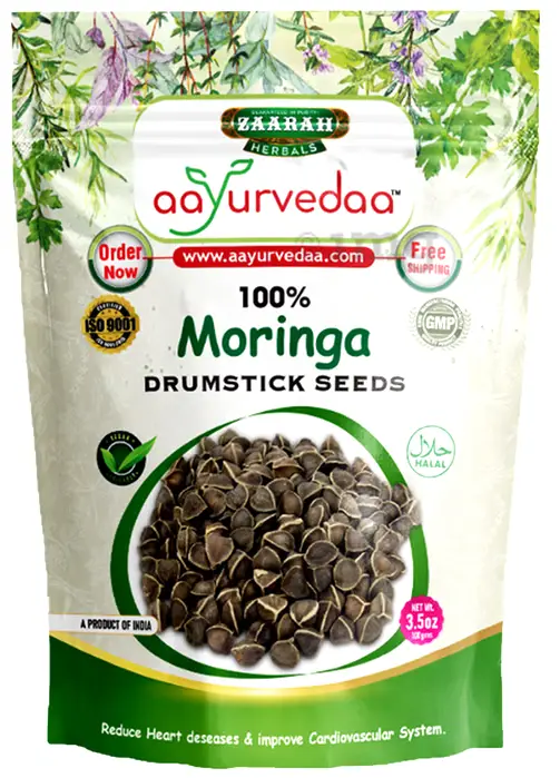 Zaarah Herbals - Moringa (Drumstick Seeds) (Ayurvedic Supplements)