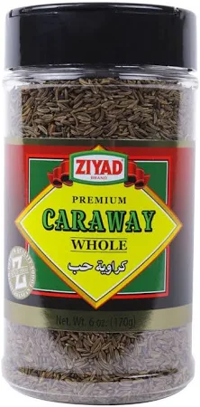 Ziyad Caraway Seeds - Whole (6 oz bottle)