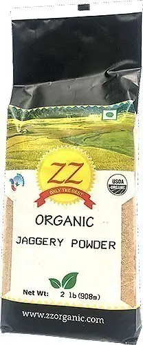 ZZ Organic Jaggery Powder - 2 lbs (2 lbs bag)